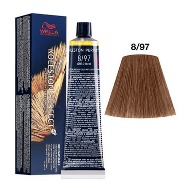 WELLA - KOLESTON PERFECT_Kolestone Perfect Me+ 8/97 Light Blonde/Cendre Brown_Cosmetic World